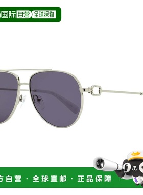 自营Longchamp Women's Horsebit Pilot Sunglasses LO178S 044 S