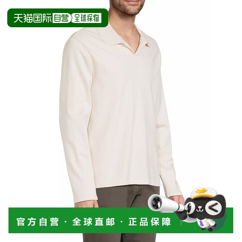 【美国直邮】vince 男士 Polo衫长袖上衣男装套头衫