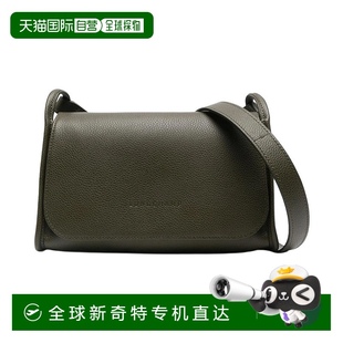 香港直郵瓏驤longchamp女款 磁扣開合可調(diào)節(jié)肩帶牛皮 Foulonne