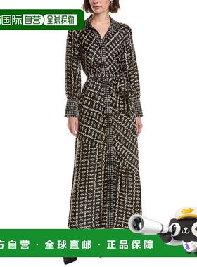 自营misa los angelesMISA洛杉矶Stevie连衣裙-黑色 美国奥莱直发