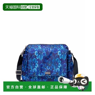 自营baggallini Daily Machine Wash Messenger Bag - denim flor