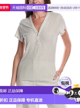 自营 James Perse Henley Shirt - white 美国奥莱直发