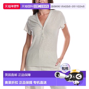 自营 James Perse Henley Shirt - white 美国奥莱直发