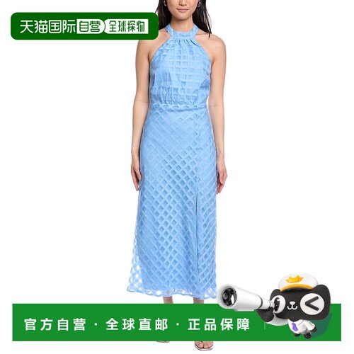 自营Lost + Wander High Tide Maxi Dress - blue 美国奥莱直发