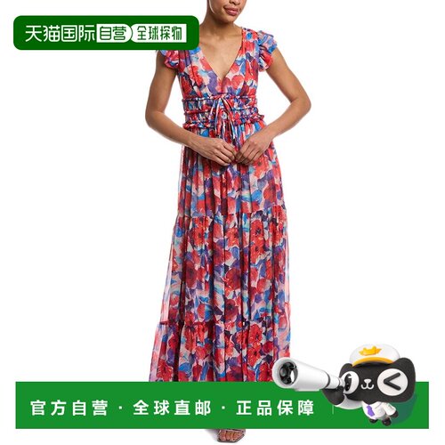 自营PatBO Violet Maxi Dress - Pink 长裙连衣裙美国直发奥莱