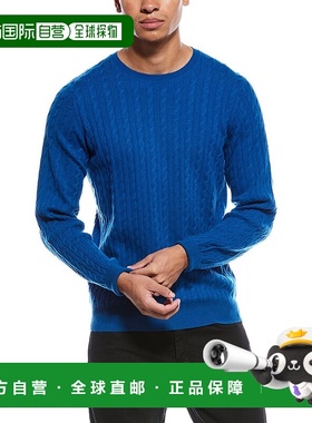 自营Brodie Cashmere Twist Cable Wool & Cashmere-Blend Crewne