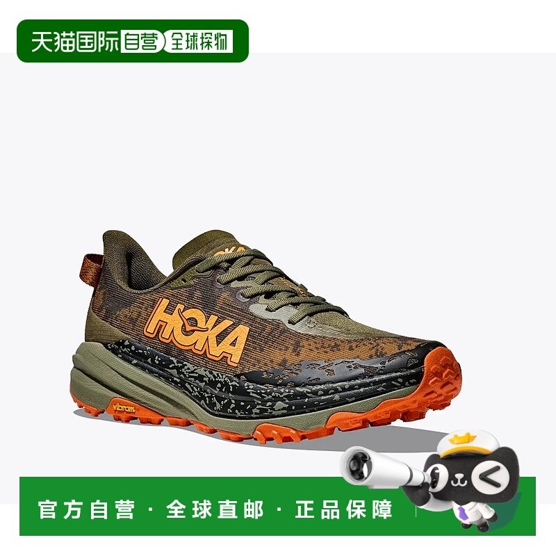 自营Hoka One One Speedgoat 6 1147830-AQL Men's Olive Trail R