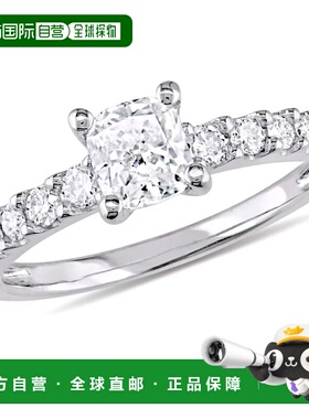 自营 Mimi & Max 1ct TW Cushion Diamond Engagement Ring 14k W