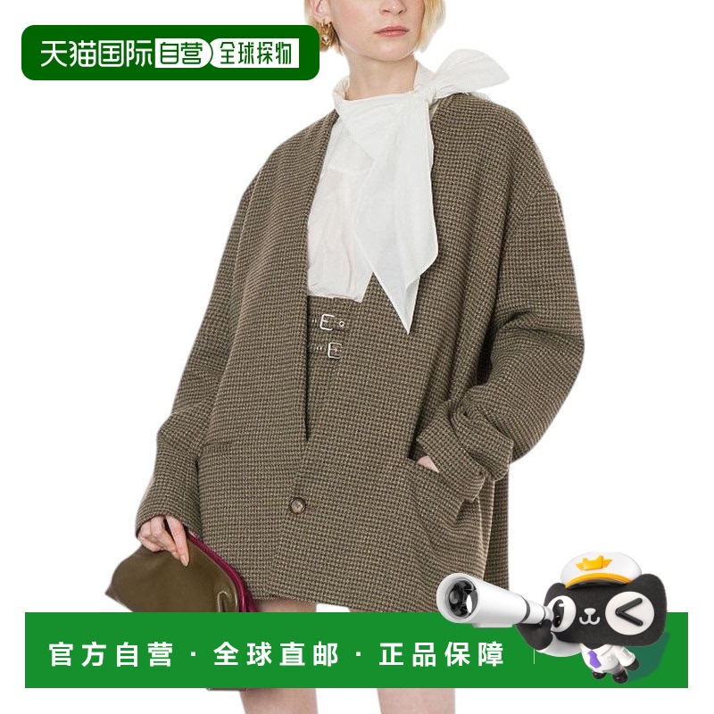 自营 philosophy di lorenzo serafiniOversized Houndstooth Jac