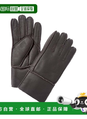 自营Surell Accessories Shearling-Lined Tech Gloves - grey 美