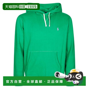 自营polo ralph lauren经典绿色套头衫连帽衫-绿色 美国奥莱直发