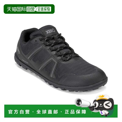自营Xero Shoes Mesa Trail MXM-BLK男式美国7.5黑色防水跑鞋TF52