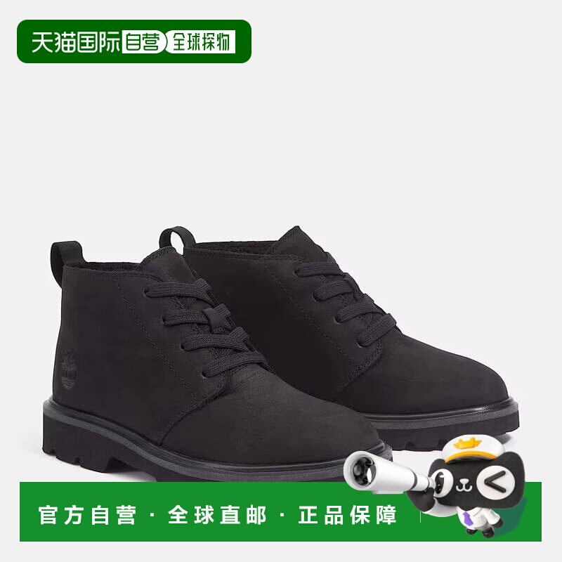 自营Timberland Rowan Way保暖衬里TB0A42GJW05女士黑色Chukka靴S