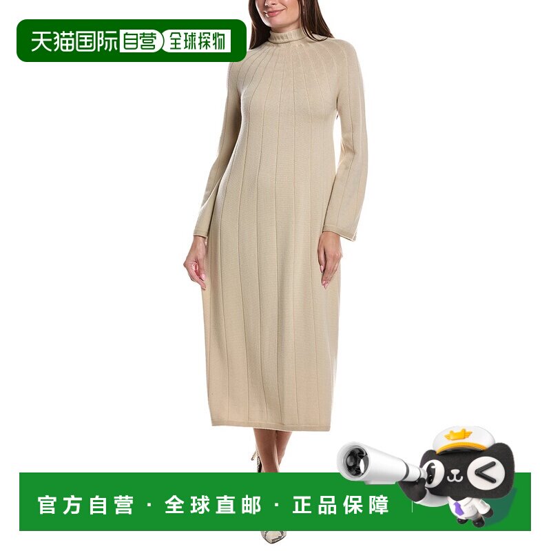 自营Max Mara Cile针织羊毛连衣裙-棕褐色 美国奥莱直发图片