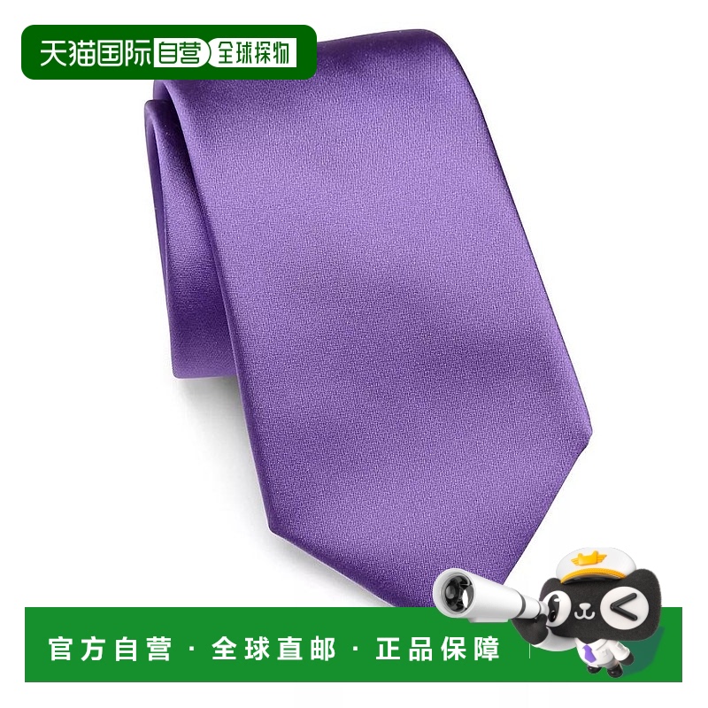 【美国直邮】Ralph Lauren Purple Label|纯色真丝领带