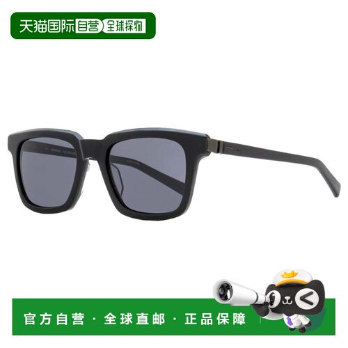 自营Shinola 男式 Monster Flexon 太阳镜 SH1500SM 001 黑色 54