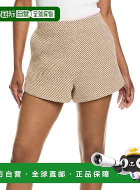 自营l'agenceL’AGENCE Radlee Knit Dolphin Short - brown 美国