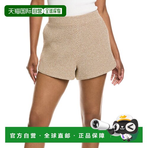 自营l'agenceL’AGENCE Radlee Knit Dolphin Short - brown 美国