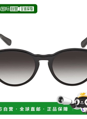 自营Salvatore Ferragamo Grey Gradient Round Ladies Sunglasse