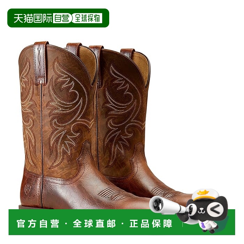 1h可退 香港直邮潮奢 ariat 男士 Slingshot 西部风格靴子户外