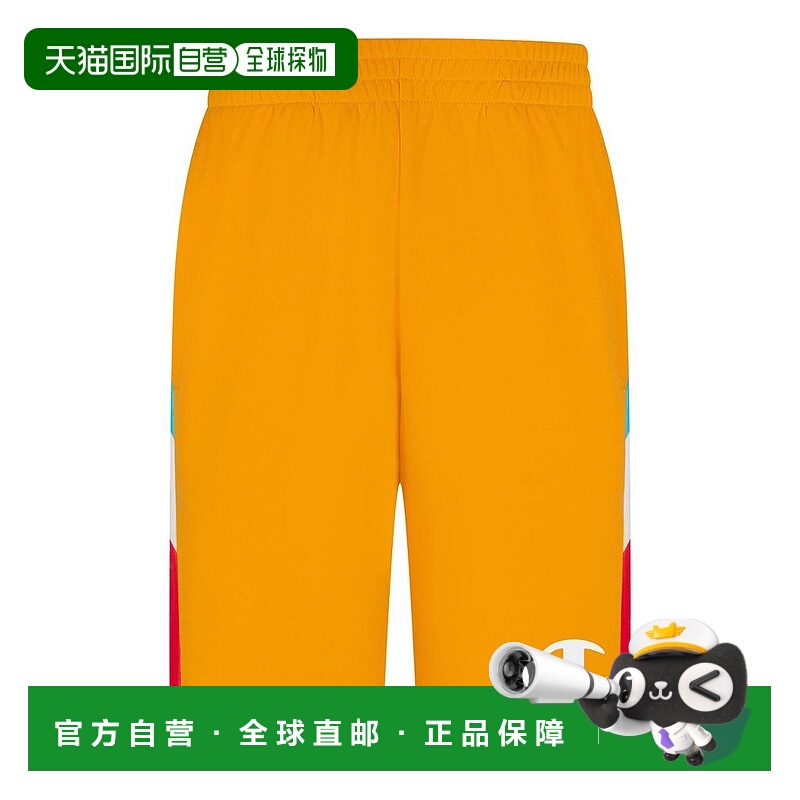 1h可退 【美国直邮】Champion Kids|Wavy Box Script 拼接短裤（