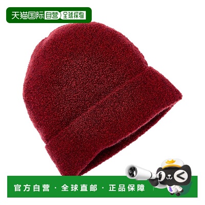 自营amicale cashmereAmicale羊绒帽-红色 美国奥莱直发针织帽
