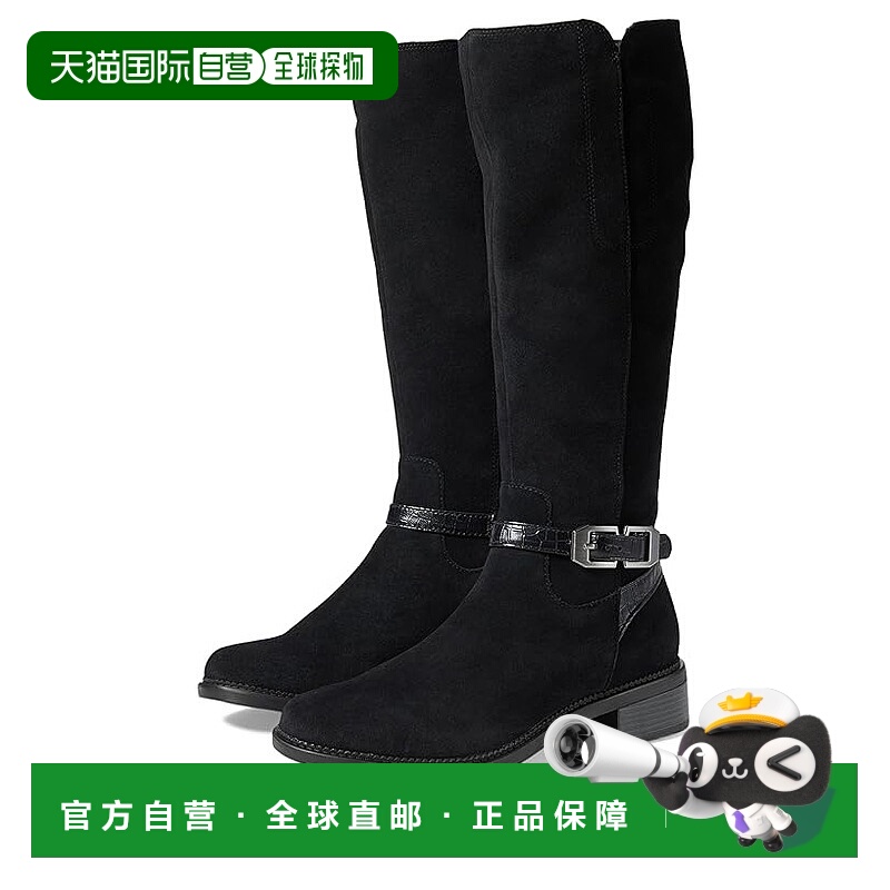 1h可退 香港直邮潮奢 Clarks 其乐 女士 Maye 紫菀中筒靴