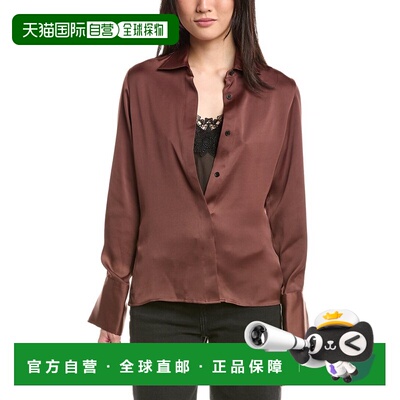 自营rag & bone Venus Popover Blouse - brown 美国奥莱直发