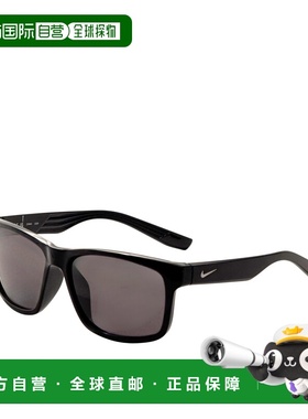 自营Nike Men's 59 mm Black Sunglasses - black white 美国奥莱