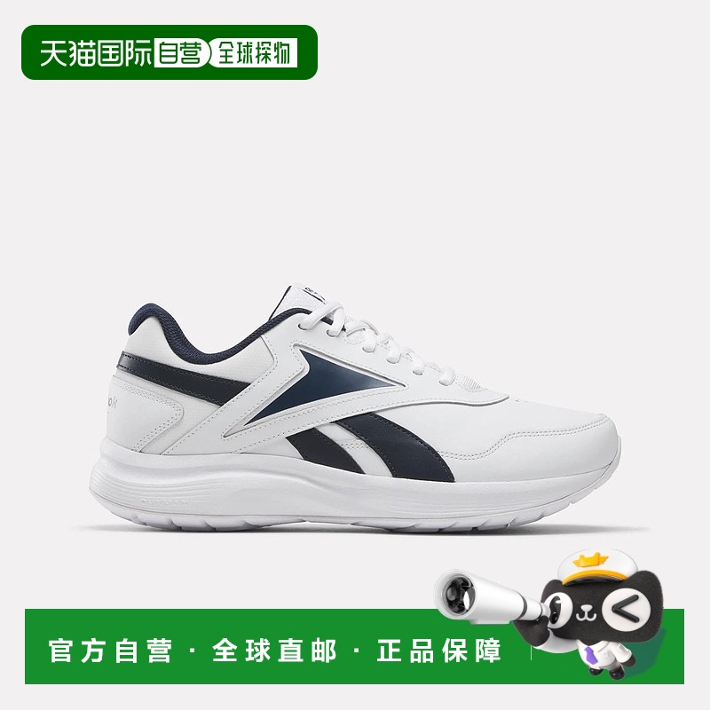 自营reebokWalk Ultra 7 DMX Max Wide 4E 鞋 - aha-白色/海军蓝/