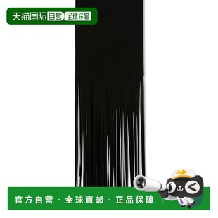 黑色 自營max mara帶圖案 純羊毛圍巾 美國奧萊直發(fā)