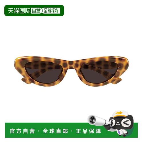 自营bottega venetaBv1450s Bold猫眼太阳镜-黑色 美国奥莱直发
