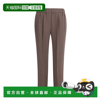自营Brunello Cucinelli Acetate Casual Women's Pants - gray
