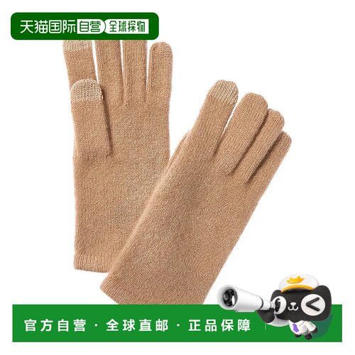 自营sofiacashmere Touch Screen Cashmere Glove - brown 美国奥