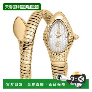 Snake Case CAVALLI Silv Color Womens Gold 自营JUST Watch