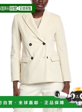 自营weekend max mara周末Max Mara Katanga灯芯绒夹克-白色 美国