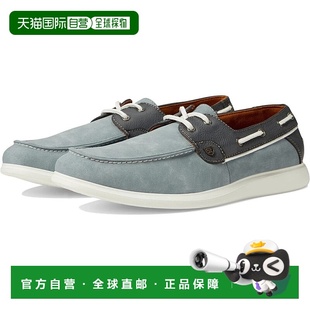 Reid男式 Adams 浅蓝色Moc鞋 头舒适休闲船鞋 自营 JOBB1577 Stacy