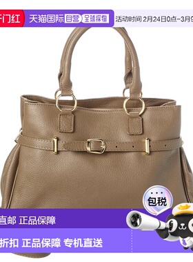 自营Persaman New York Leather Shoulder Bag - brown 美国奥莱