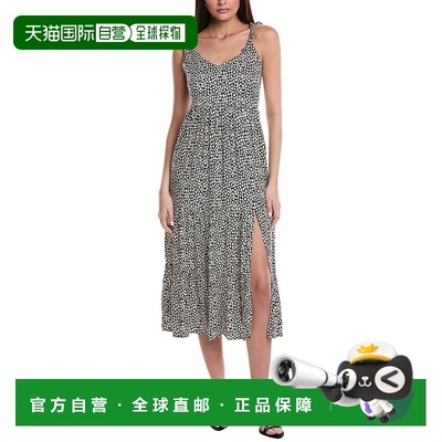 自营Saltwater Luxe Tiered Maxi Tank Dress - black 【美国奥莱