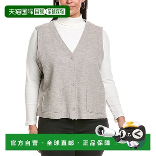 棕褐色 Plus羊毛背心 美国奥莱直发 Fisher 自营Eileen