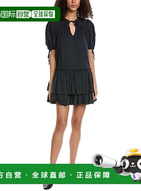 自营 cinq a septCinq à Sept Jessalyn 迷你连衣裙 - 蓝色 美国