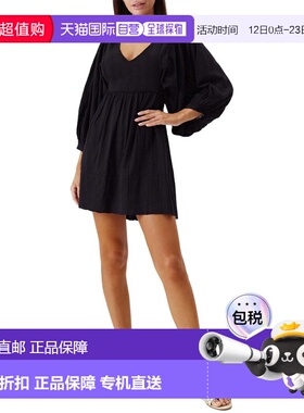 自营Melissa Odabash Camilla Short Dress - black 美国奥莱直发