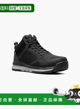 自营Women's Bogs Sandstone Mid CT 78993CT-001 Black Safety T