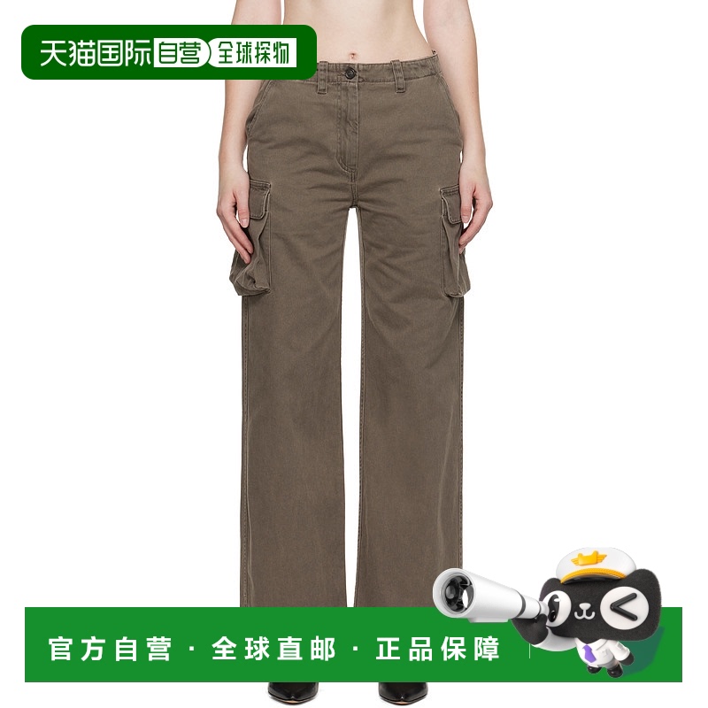 1h可退 香港直邮潮奢 Our Legacy 女士 卡其色 Peak 工装裤 W4254