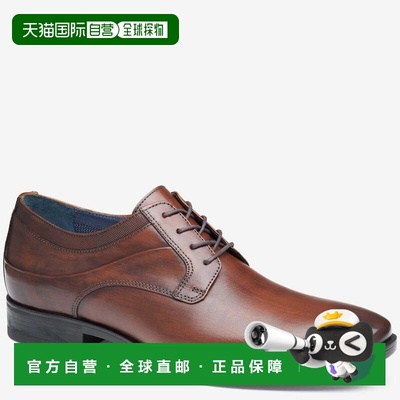 自营Men's Johnston & Murphy Gibbons Oxfords Brown Leather Dr