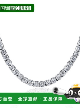自营 pompeii3pompeii 333 Ct Round-Cut Diamond Tennis Necklac