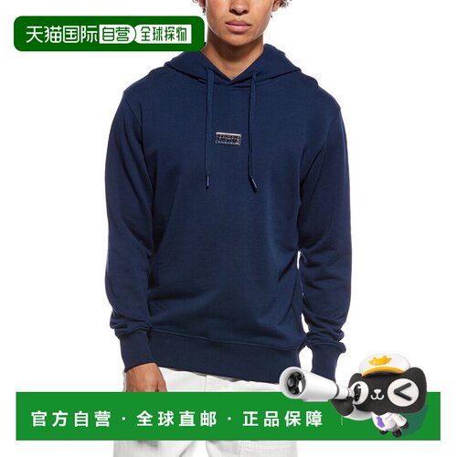 自营versace jeans coutureVersace牛仔裤缝制连帽衫-蓝色 美国奥