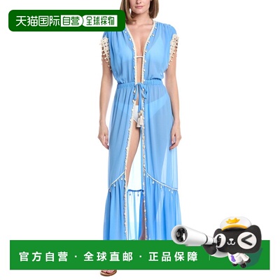 自营Ramy Brook Nikolai Cover-Up Dress - blue 美国奥莱直发