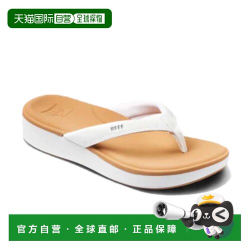 自营Reef Cushion Cloud CJ0234 Sandals Women's White Brown Sl