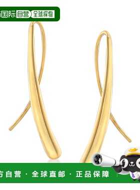 自营 Ross-Simons 14kt 黄金长泪珠耳环 - 黄色 美国奥莱直发